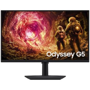 Monitor Gamer SAMSUNG Odyssey G5 LS27FG500EN 27" QHD IPS 180HZ 1MS-NEGRO