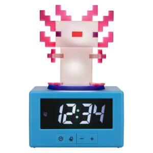 Reloj Despertador Paladone Minecraft - Axolotl Alarm Clock