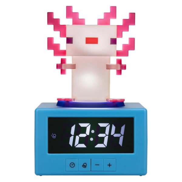 Reloj Despertador Paladone Minecraft - Axolotl Alarm Clock