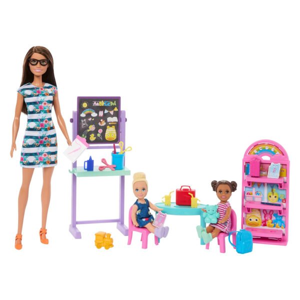 Munecas Mattel Barbie Cstm B2s Classroom Playset