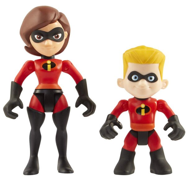 Figura Jakks - Disney Incredibles 2 Mr.incredible Elastigirl/dash 76716