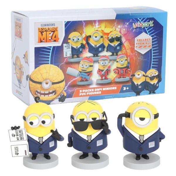 Muneco Yolopark Despicaple Me 4-WORKWEAR Agent 3-PACK