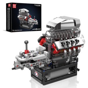 Juguete de Construccion Mould King Mould King Armar Mould King 10225-AMERICAN Muscle Car V8 Engine & GEARBOX-855 Piezas