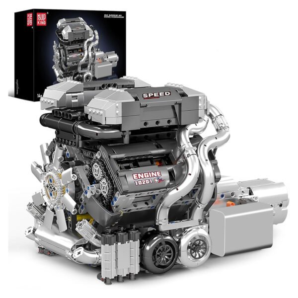 Juguete de Construccion Mould King 10201-HYPERCAR W16 Engine & GEARBOX-2024 Piezas