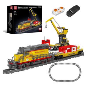 Juguete de Construccion Mould King Armar Mould King 12027-REMOTE Control SD40-2 Diesel LOCOMOTIVE-1257 Piezas