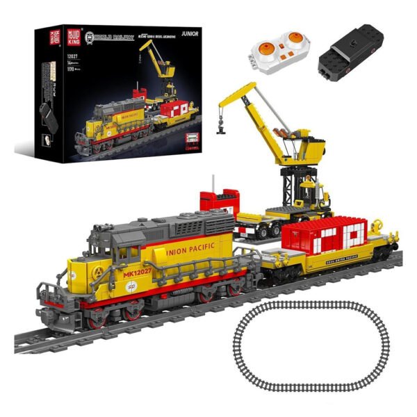 Juguete de Construccion Mould King Armar Mould King 12027-REMOTE Control SD40-2 Diesel LOCOMOTIVE-1257 Piezas