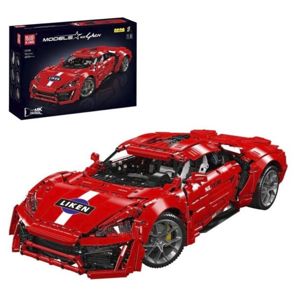 Juguete de Construccion Mould King 13190-LYKAN Hypersport Car Control REMOTO-4070 Piezas