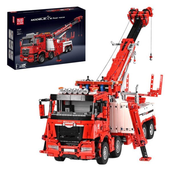 Juguete de Construccion Mould King 17027-FIRE & Rescue Truck Control REMOTO-4883 Piezas