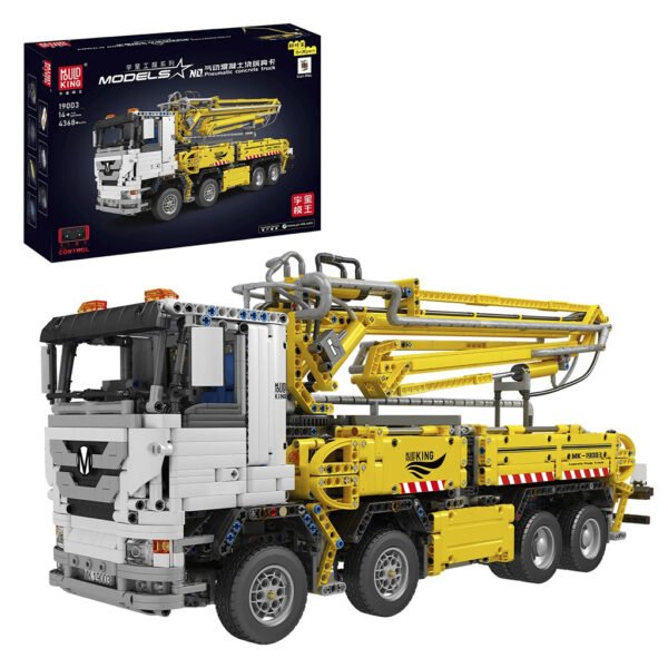 Juguete de Construccion Mould King 19003-PNEUMATIC Concrete Truck Control REMOTO-4368 Piezas
