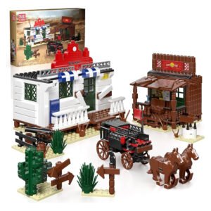 Juguete de Construccion Mould King 24062-WILD West Bank HEIST-693 Piezas