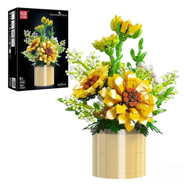 Juguete de Construccion Mould King 24110-SUNFLOWER-1047 Piezas