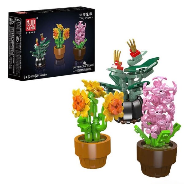 Juguete de Construccion Mould King 24113-POTTED PLANTS-201 Piezas