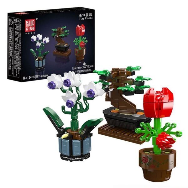Juguete de Construccion Mould King 24115-POTTED PLANTS-199 Piezas