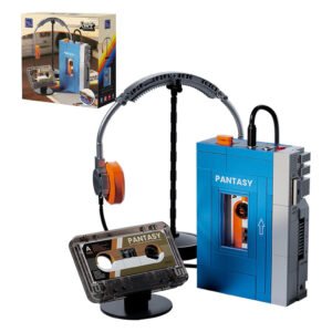Juguete de Construccion Pantasy Blocks: Retro Collection – Cassette Player 581 Piezas