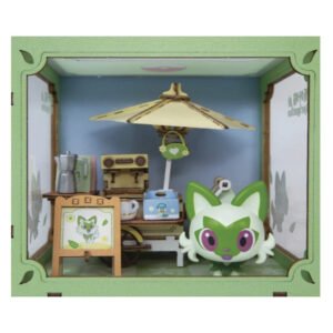 Juguete de Construccion Puremind Pokémon – Vibrant Street Coffe Cart Sprigatito