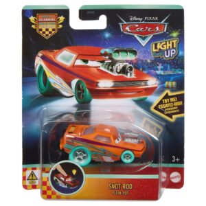 Carrito Mattel Disney Pixar Cars Light Up - Snot Rod