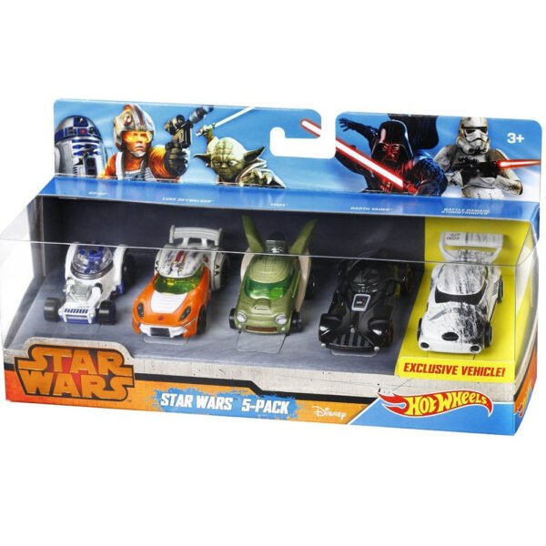 Carro Hot Wheels - Kit 5 In 1-STAR Wars