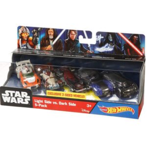 Carro Hot Wheels – Kit 5in1 Star Wars – Light Side Vs Dark Side Ckk83