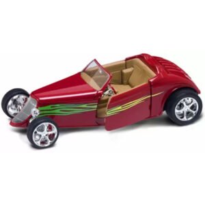 Auto Lucky Ford Coupe Convertible 1933 Escala 1/18-ROJO
