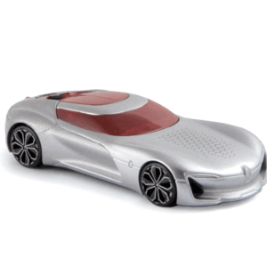 Auto Norev Renault Trezor 2017-ESCALA 1/64-PLATA