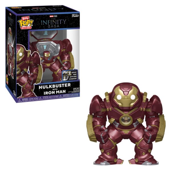 Funko Bitty Pop Bitty Bot Marvel The Infinity Saga - Hulkbuster With Iron Man (83645)