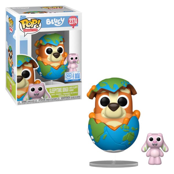 Funko Pop Animation Bluey Exclusive - Sleepytime Bingo With Floppy Bunny 2374