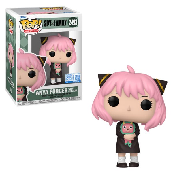 Funko Pop Animation Spy X Family Exclusive - Anya Forger With Chimera 2493