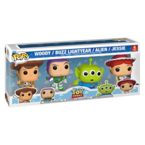 Funko Pop Disney Toy Story - Woody / Buzz / Alien / Jessie 4-PACK
