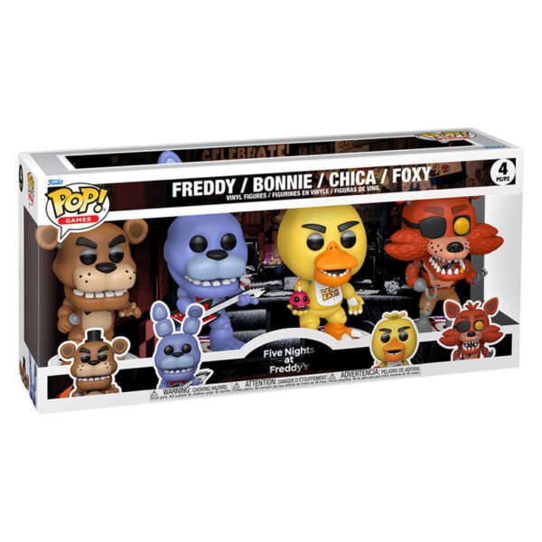 Funko Pop Games Five Nights At Freddy's - Freddy / Bonnie / Chica / Foxy 4-PACK