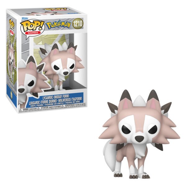 Funko Pop Games PokÉmon - Lycanroc 1210 (midday Form)