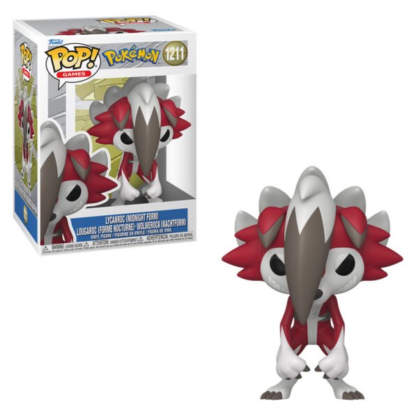 Funko Pop Games PokÉmon - Lycanroc 1211 (midnight Form)