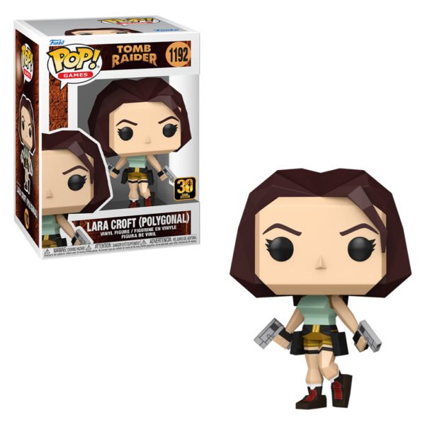 Funko Pop Games Tomb Raider Ii 30th Anniversary - Lara Croft 1192 (polygonal)