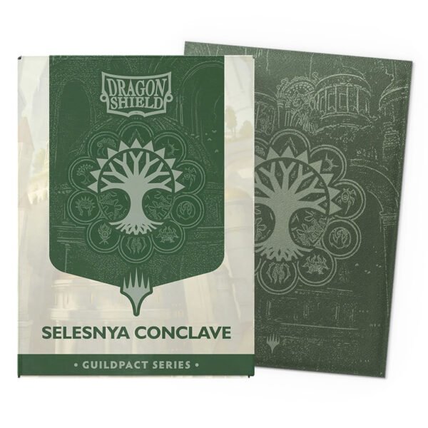 Protector de Cartas Dragon Shield Deck Sleeves: 100 Matte Art Sleeves - Selesnya Conclave