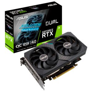 Tarjeta Gráfica ASUS Dual V2 OC 12 GB GeForce RTX 3060 GDDR6 / Rgb - Dual-RTX 3060-O12G-V2