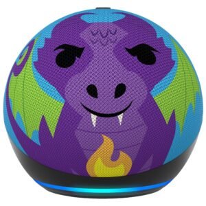 Parlante Amazon Echo Dot Kids 5 Generación Alexa Bluetooth - Fire Dragon