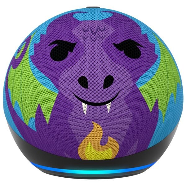 Parlante Amazon Echo Dot Kids 5 Generación Alexa Bluetooth - Fire Dragon