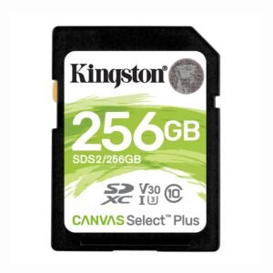 Tarjeta de Memoria SD Kingston C10 U3 Canvas Select Plus 256GB