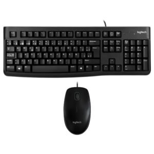 Teclado+mouse LOGITECH MK120 USB Español-Negro (920-004428)