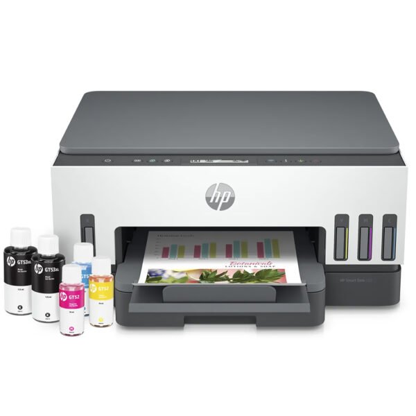 Impresora Multifuncional HP Smart Tank 720 Wi - Fi Bivolt - Blanco