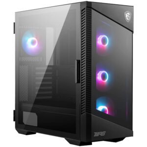 Gabinete Gamer MSI Mpg Velox 100R Mid Tower 4 Cooler ARGB Negro