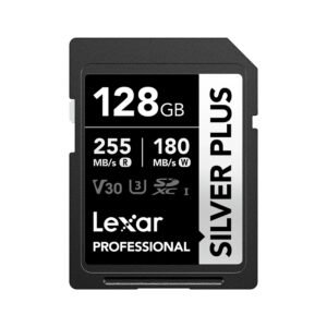 Tarjeta de Memoria Lexar Professional Silver Plus U3 V30 128GB-LSDSIPL128G-BNNNG