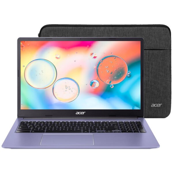 Notebook Acer Chromebook 315 CB315-4H-C0VN Intel Celeron N4500 Pantalla Full HD 15.6" 4GB RAM 64GB EMMC Chrome - Moonstone Morado (Inglés)