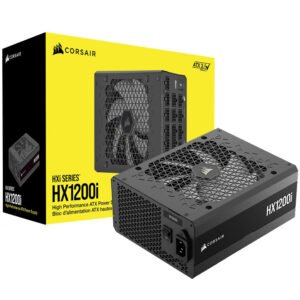 Fuente de Alimentación Corsair HX1200I 1200W ATX Modular Cybenetics Platinum CP 9020307 NA (Atx 3.1)