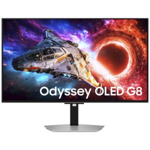Monitor Gamer SAMSUNG Odyssey G8 LS32HG800SN 32" Qd-OLED IPS UHD 4K 240HZ 0.03MS-PLATA