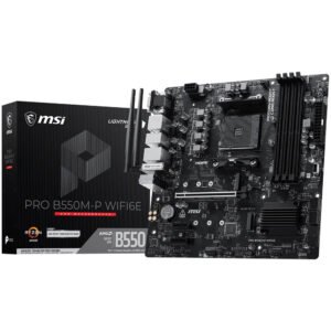 Placa Madre MSI Pro B550M-P WI-FI 6E Socket AM4 VGA DDR4
