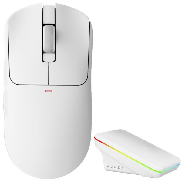 Mouse Gamer Ajazz AJ200P Nl Ai Mc Nacodexx Wireless - Blanco (989513)