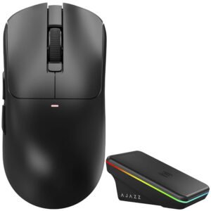 Mouse Gamer Ajazz AJ200P Nl Ai Mc Nacodexx Wireless - Negro (989506)
