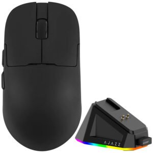 Mouse Gamer Ajazz AJ159P Nacodexx Wireless - Negro (982699)