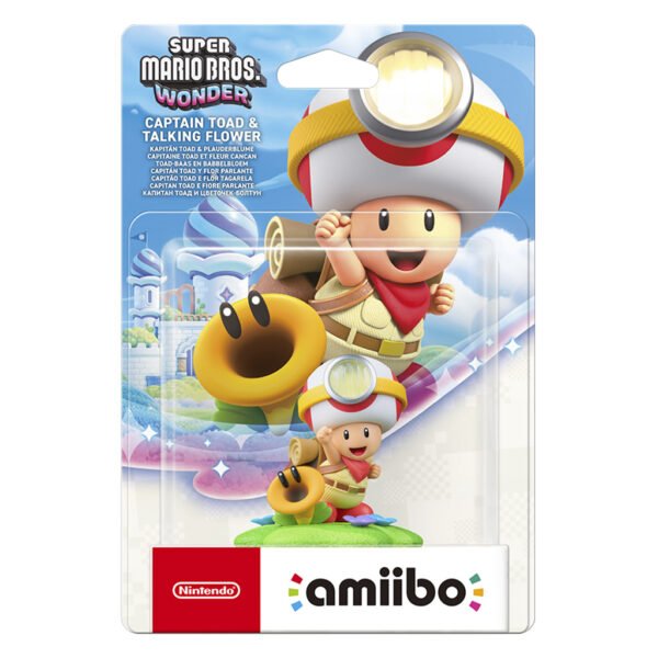 Amiibo Nintendo Super Smash Bros. Wonder - Captain Toad & Talking Flower (38136)