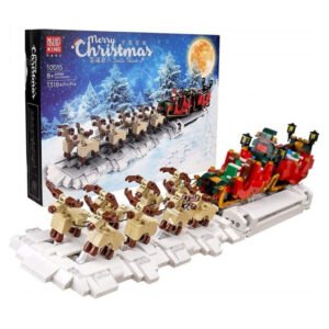 Juguete de Armar Mould King 10015-CHRISTMAS Santa SLEIGH-1318 Piezas